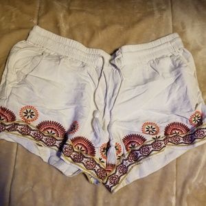 Fabric patterned shorts